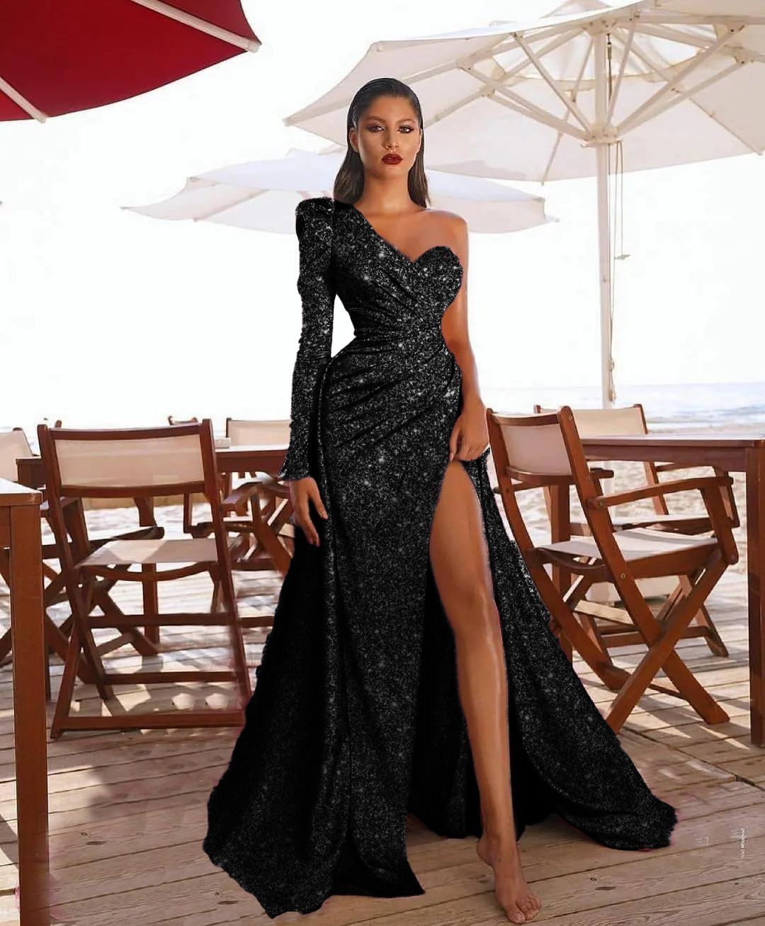 ABITO SPACCO PAILLETTES