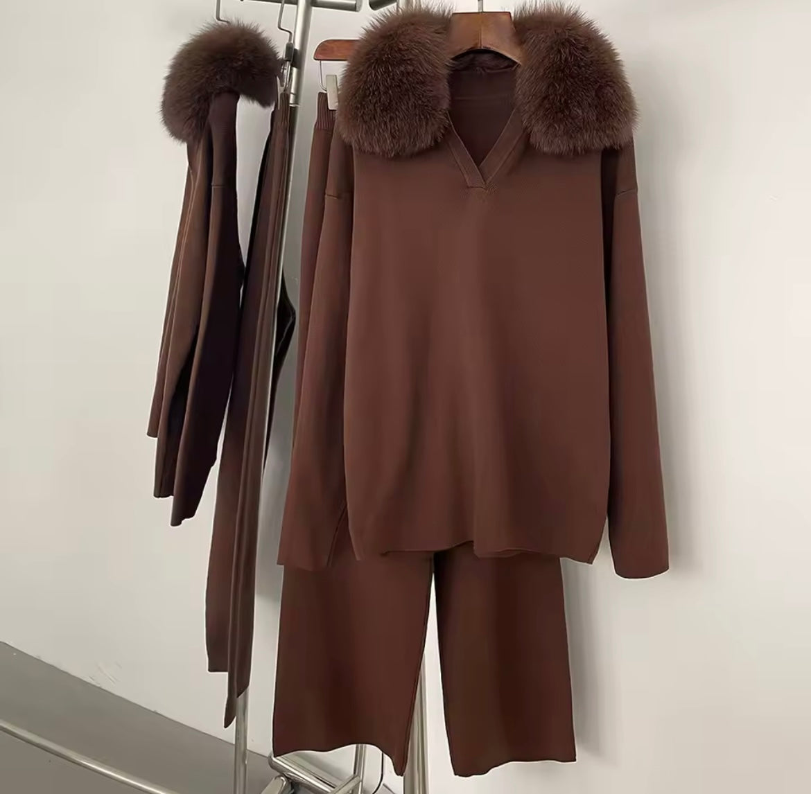 SET PULLOVER PELLICCIA